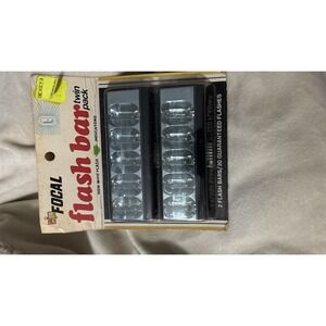 Focal  Kmart Flash Bars For Polaroid SX-70 Type Camera Flashes Vintage Sealed